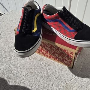 Vans Men's Multicolor Checkered Sneakers